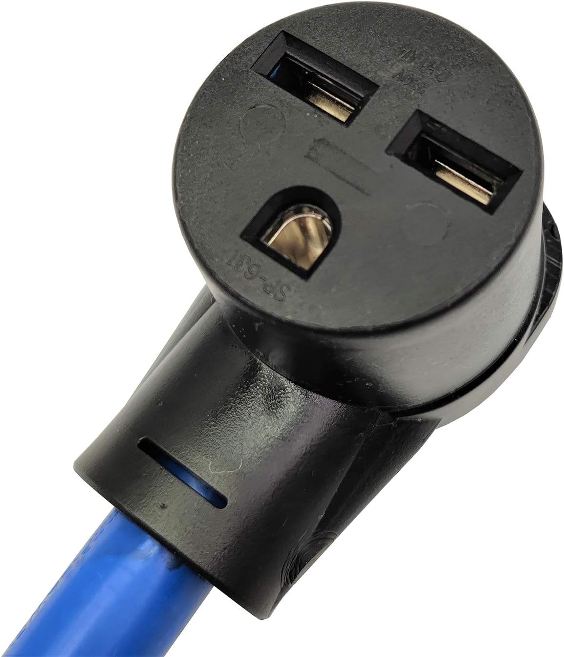 Parkworld 886733 Dryer 10-50P Male Right Angle to Welder Right Angle 6-30R Female 40AMP Adapter Cord