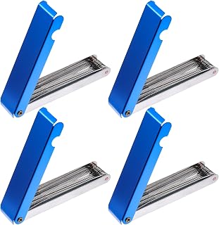 Cutting Torch Tip Cleaner Welding Tools Set, 4 PCS Welding Tip Cleaner Tool Kit Cutting Torch Cleaning Tips Cleaners Set Stainless Steel Carburetor Jet Cleaners for Engine Sprinklers Shower Heads