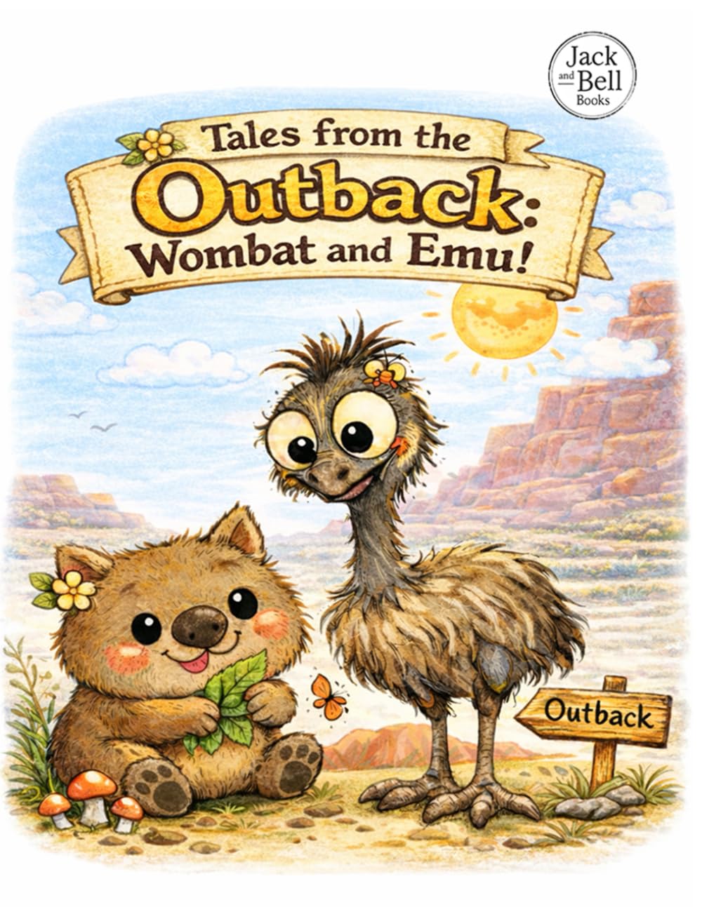Tales from the Outback: Wombat and Emu!