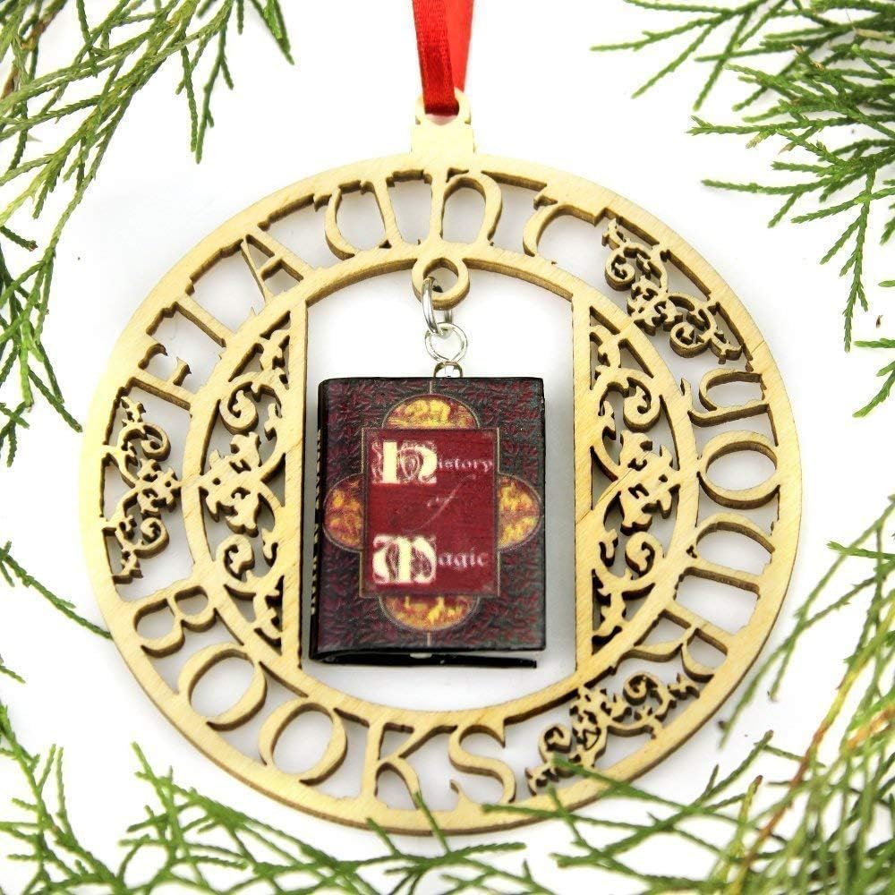 History of Magic Clay Mini Book Framed Ornament Home Wall Decoration Favor Trinket Trim Adornment
