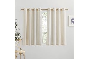 36 Inch Length Curtains: Grace Your Windows with NICETOWN's Linen Elegance