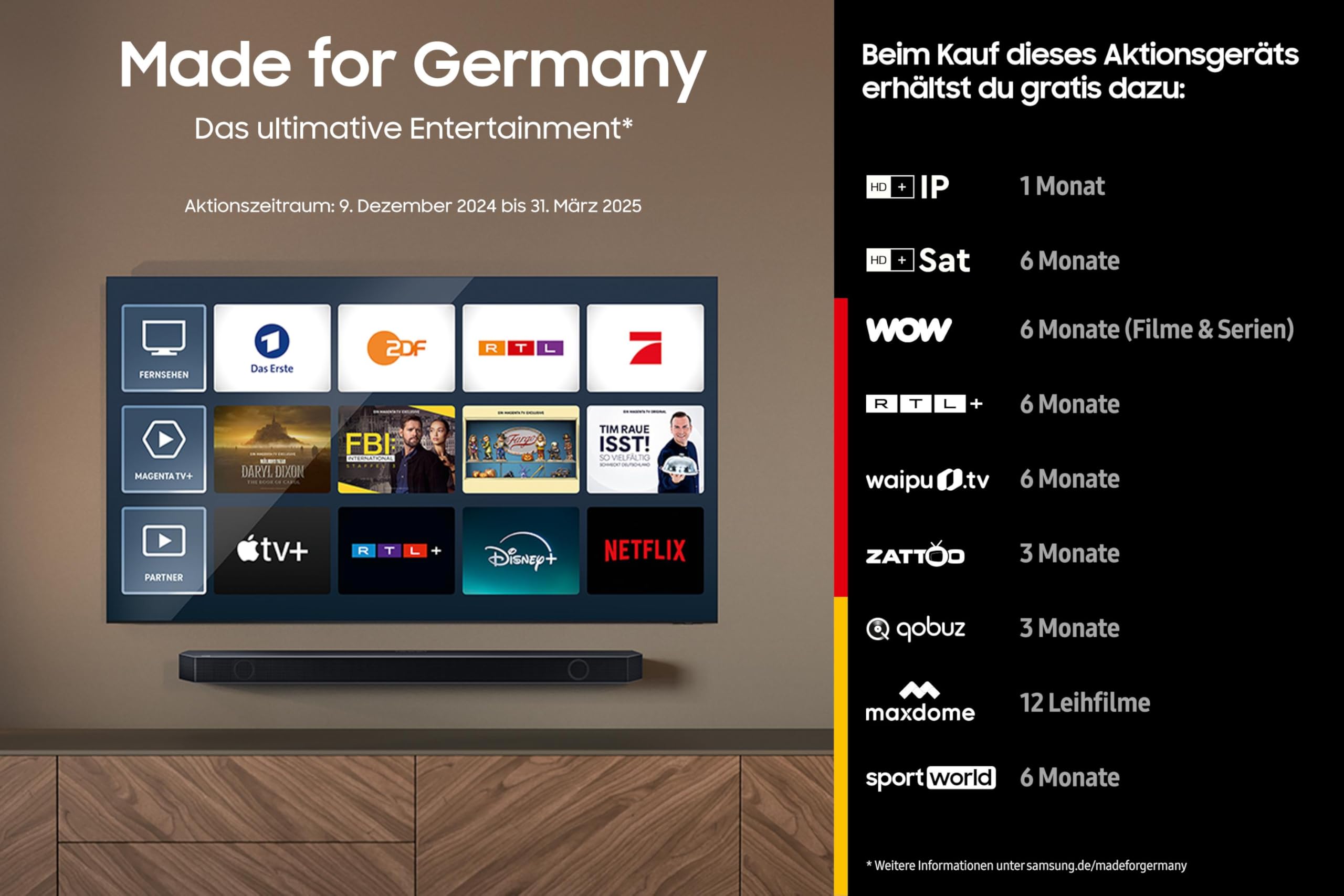 Samsung Crystal UHD 4K DU9079 telewizor 98 cali, Samsung TV z AI Supersize Picture Enhance, Motion Xcelerator 120 Hz, procesor Crystal 4K, Smart TV, KI TV, GU98DU9079UXZG, model niemiecki [2024]