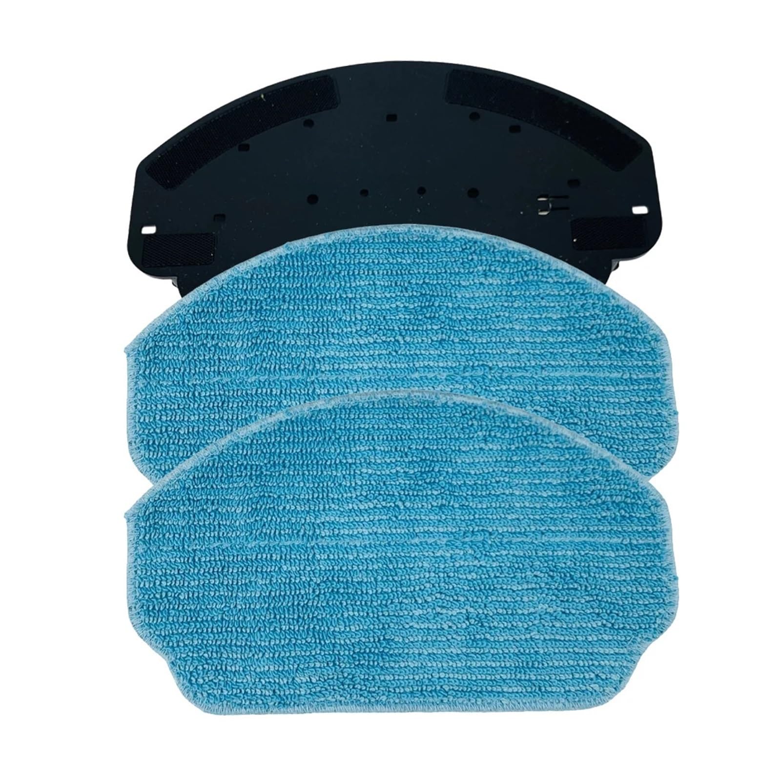 Mop Cloth Frame Board with Microfiber Pad，Compatible for Conga，M10 BR151 Robot Vacuum Cleaner Spare Parts Accessories(1 MOP Bracket 2 RAG)