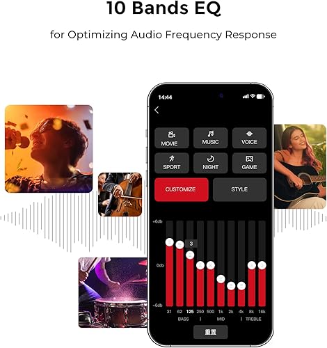 Miniatura 14 de ULTIMEA Barra de sonido de 7.1 canales con Dolby Atmos, sistema de sonido envolvente para TV con 4 altavoces envolventes, barra de sonido para Smart