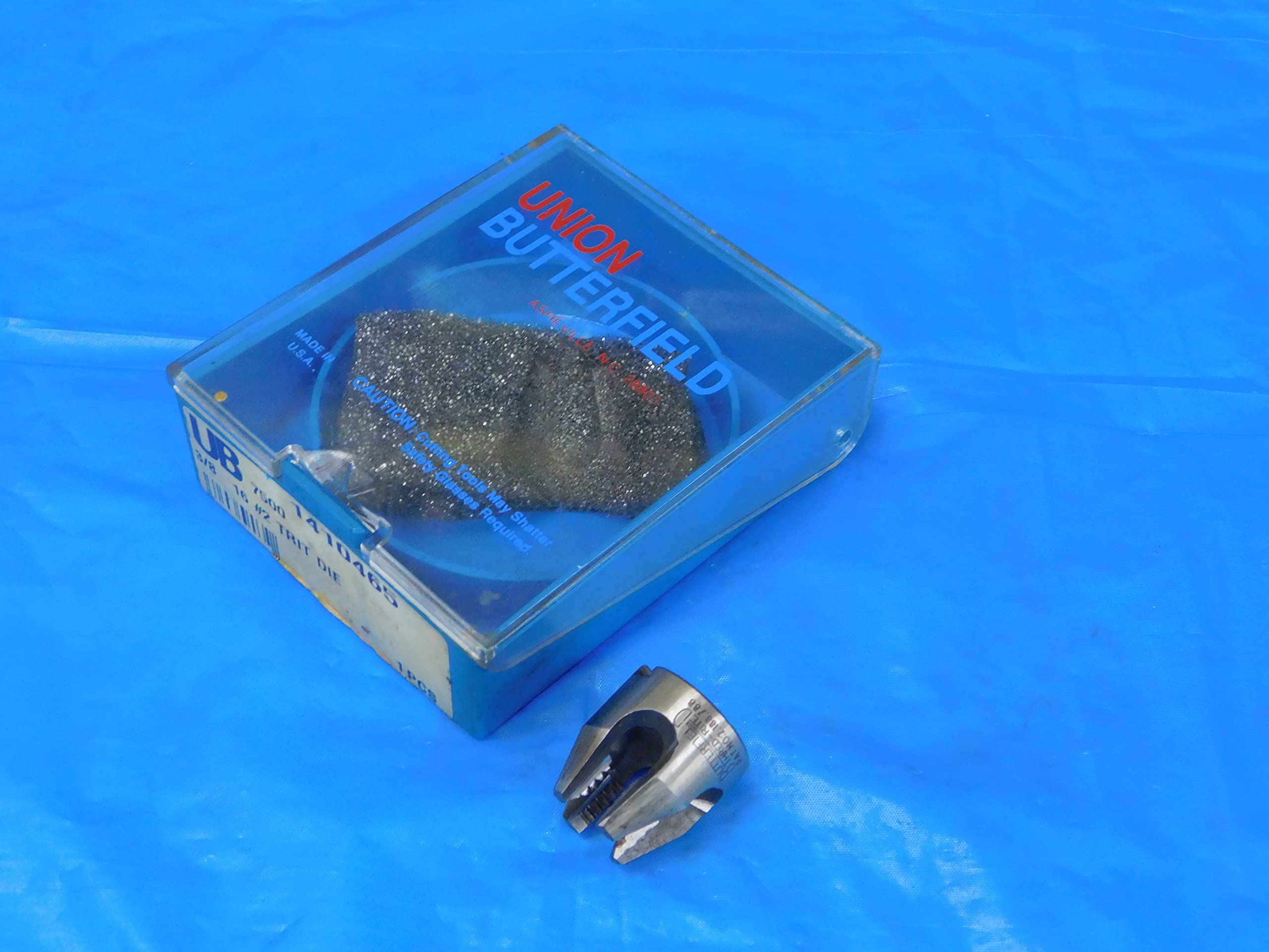 New Union Butterfield HSS 3/8-16 NC #2 Acorn Thread DIE .375 Made in U.S.A. - MB10923BJ2