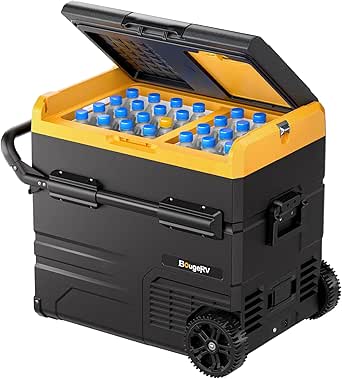 サクラチェッカー】BougeRV 55L 車載冷蔵冷凍庫 2室独立温度制御 -20 