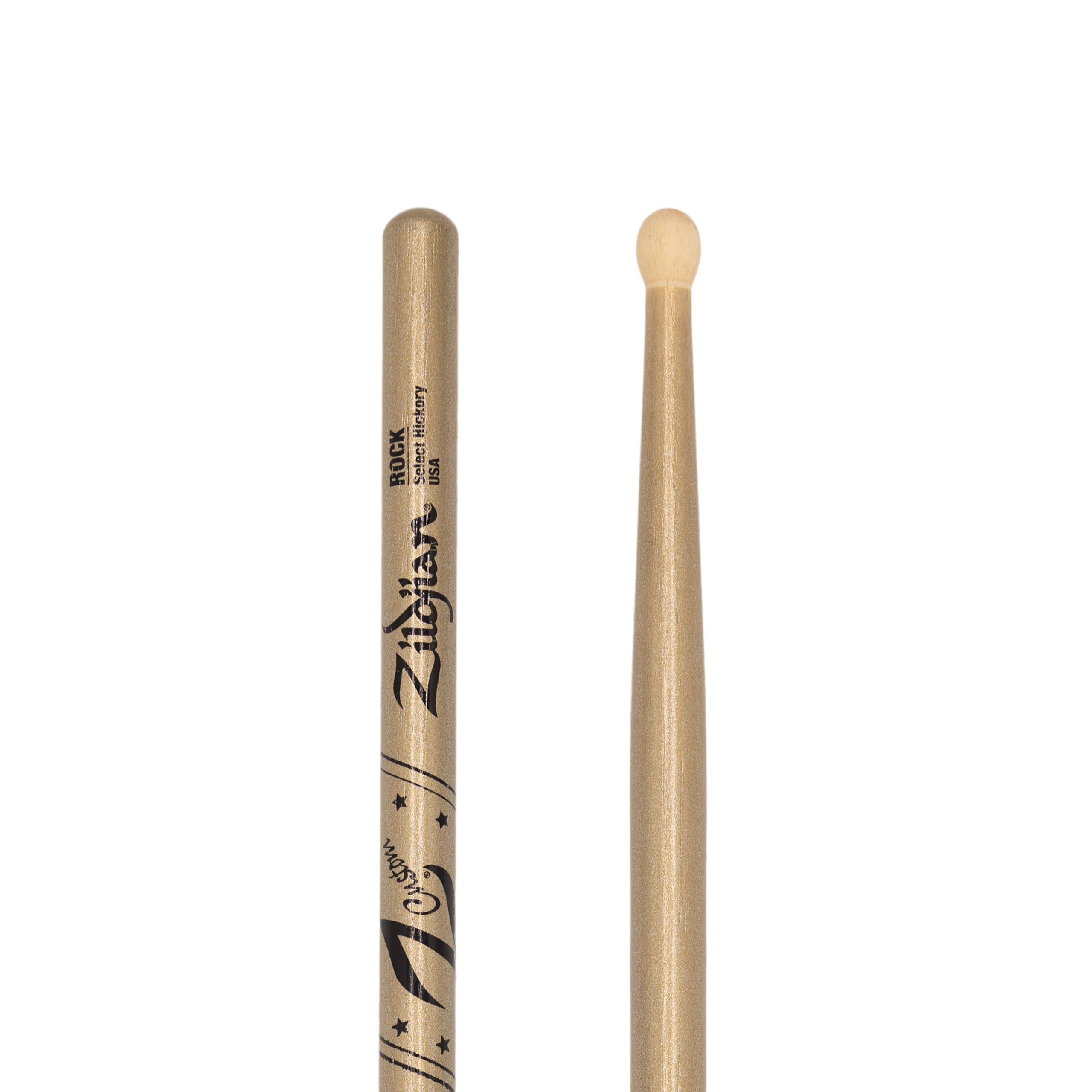 Z Custom Limited Edition - Rock Gold Chroma Drumsticks (ZRKCG-ZC) - Image 3