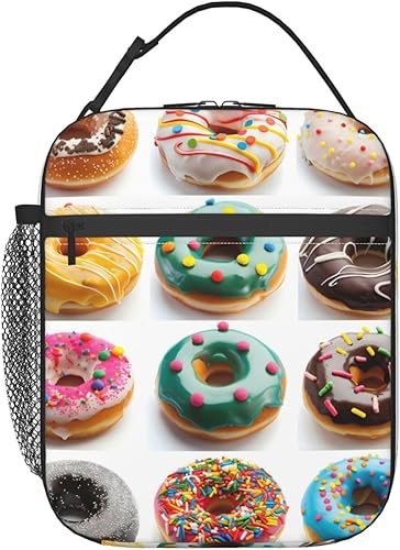 Miniatura 14 de Lonchera térmica para mujeres y hombres, lonchera con temática de tiburón, reutilizable, portátil, hielera, contenedor impermeable para almuerzo