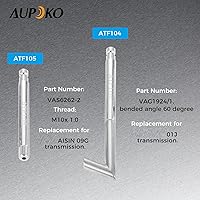 Vista 4 de Aupoko Adaptador de llenado de aceite fluido de transmisión automática con herramienta de reemplazo de válvula de cierre compatible con 09G 01J