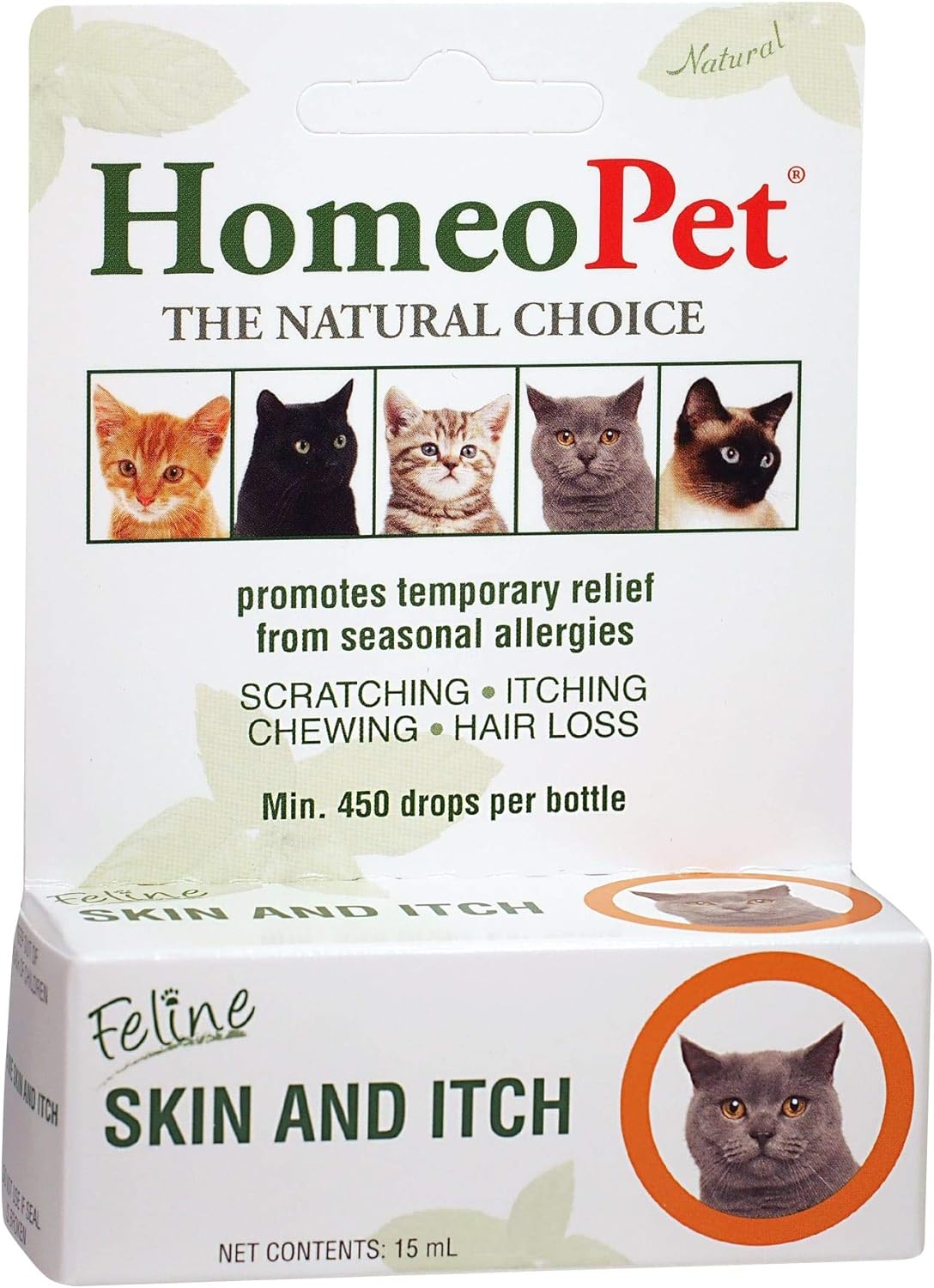 HomeoPet Feline Skin & Itch : Feline Scratch And Itch : Pet Supplies