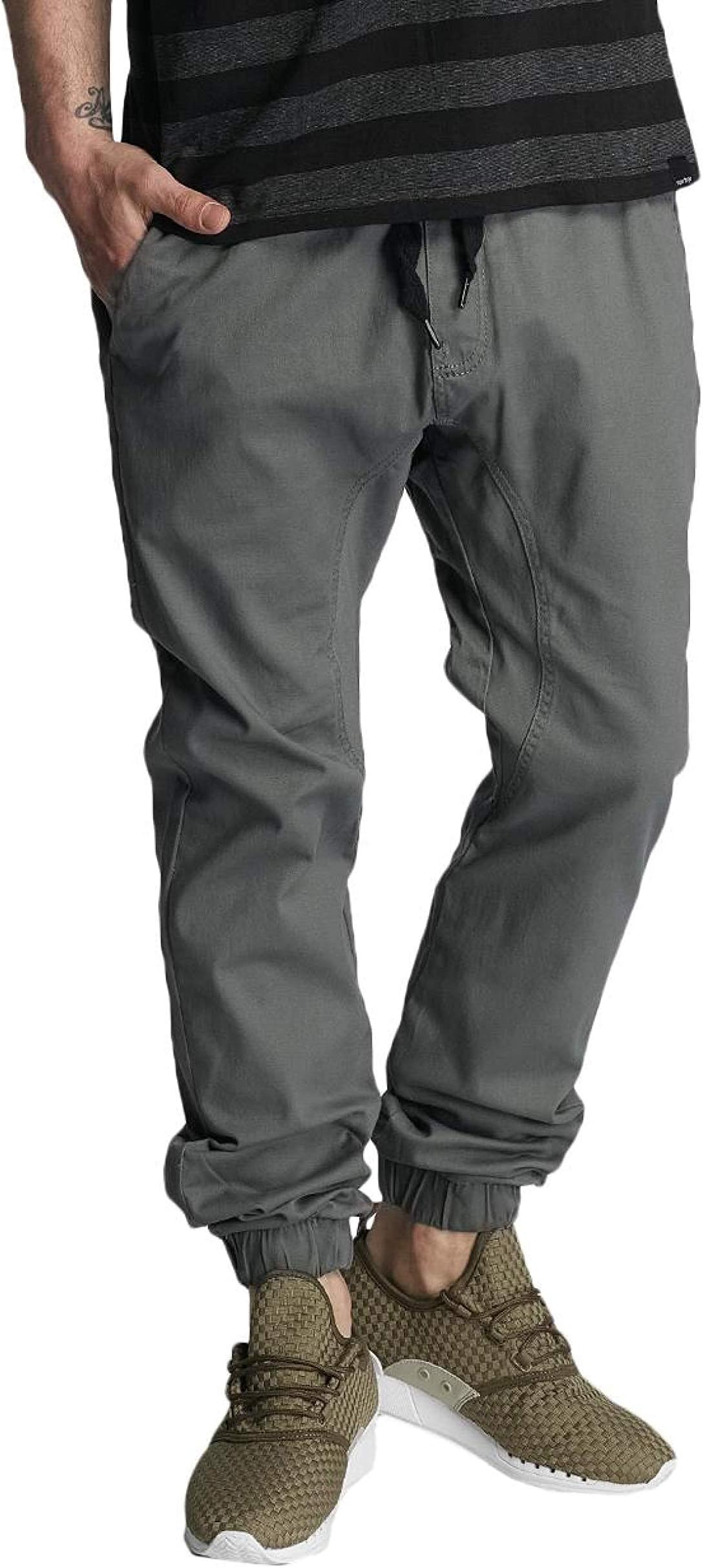Men's Basic Stretch Twill Jogger Pants-Reg and Big & Tall Sizes