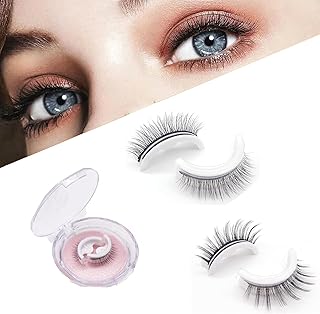 Fourisily - Pestañas adhesivas reutilizables,...