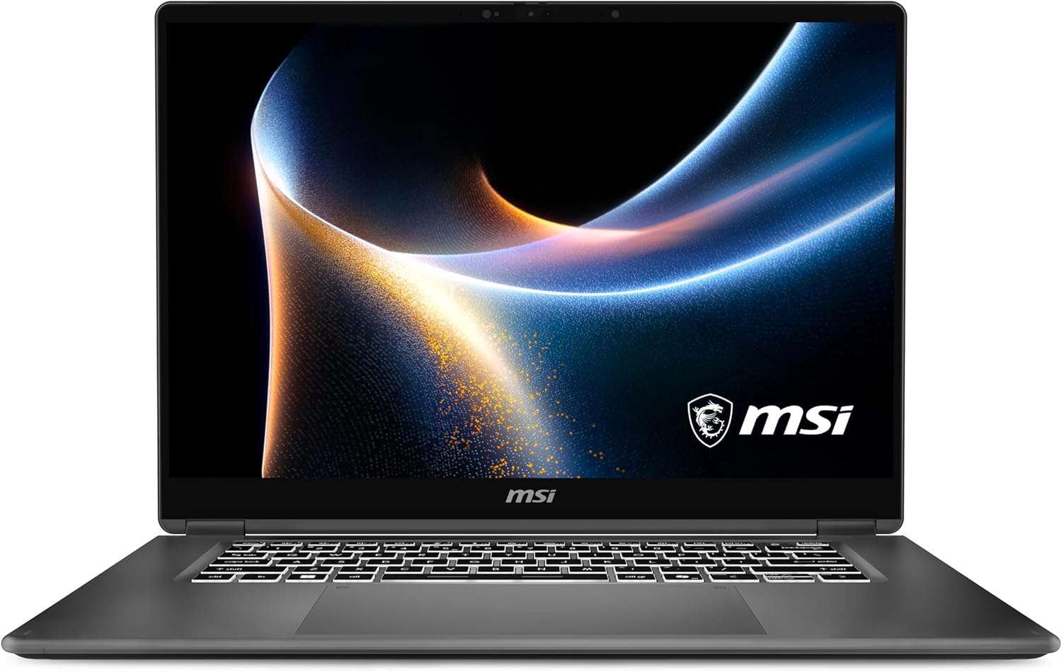 MSI PRESTIGE 16 FLIP AI+ C3MTG-040TR Dizüstü Bilgisayar, Intel Core ULTRA 9 386H, 16.0 QHD 2.8K OLED 120Hz TOUCH, 32GB RAM LPDDR5X, UMA, 2TB SSD, W11