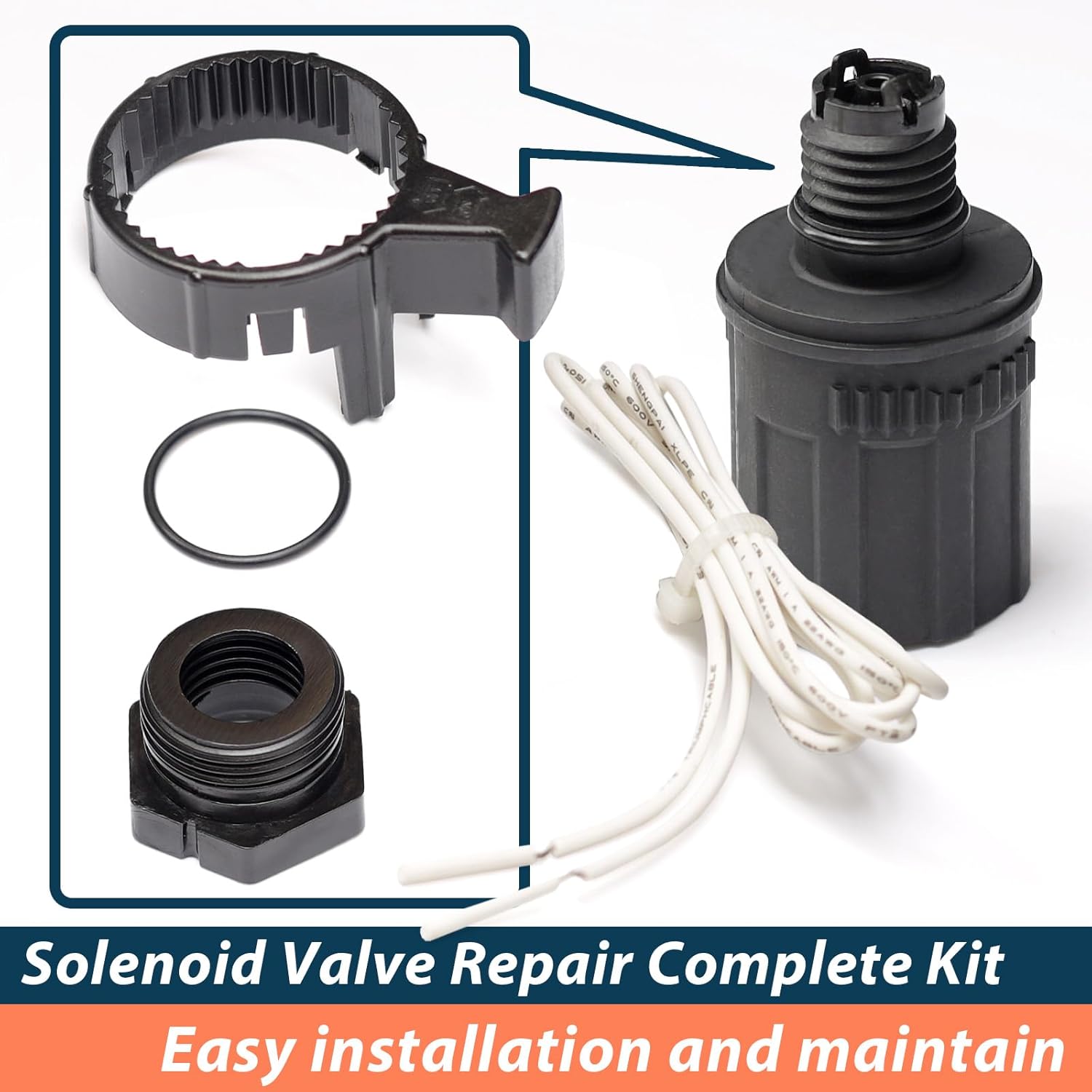236239 SOLASSG4 Solenoid Repair Kit Replacement for Rain Bird Sprinkler System PEB, PGA, EFB-CP, BPE/BPES and GB Valves(Set of 2)