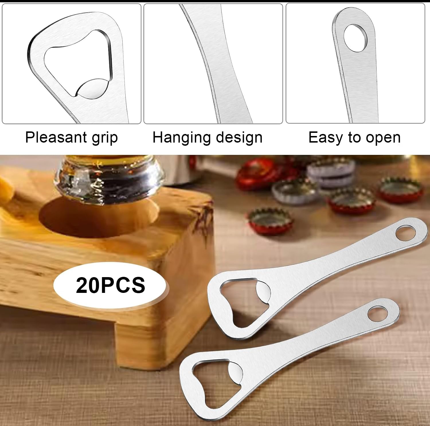 Flesopeners Pack 10Pcs Crown Flesopener Flesopeners Bulk Bier Flesopener voor Home Pub Outdoor Barman Flesopeners, Mannen DIY Geschenken