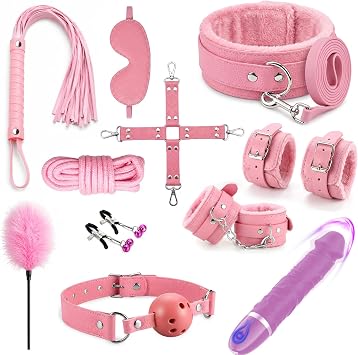 Adult Tools for Couples Beginners to Vibrating for Women Today Adult for Men and Women,Spreader Bar with Leg Restraints 11pcs Silicone Toys Intimacy Play Bedroom Sexy Accessories, Sunglasses HWF-52009