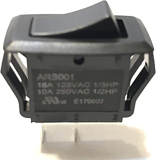 Appliance Rocker Switch On-Off SPST Black M70180