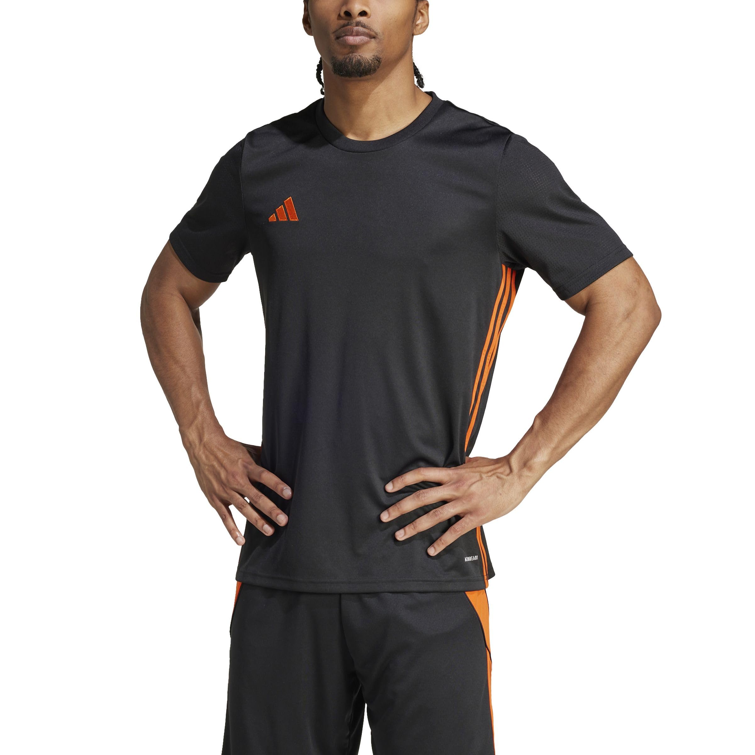 adidas Men's Tabela 23 Jersey Shirt, Black/Team Orange, XL