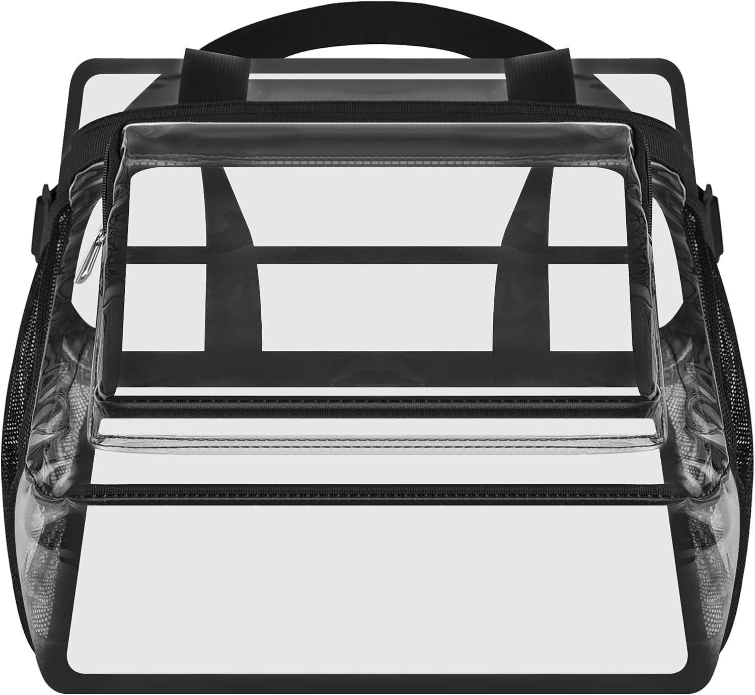 XCU Clear Bag for Stadium Events Approved 12x6x12, Clear Tote Bag Stadium Bag Lunch Bags for Work Sports Concert Gym