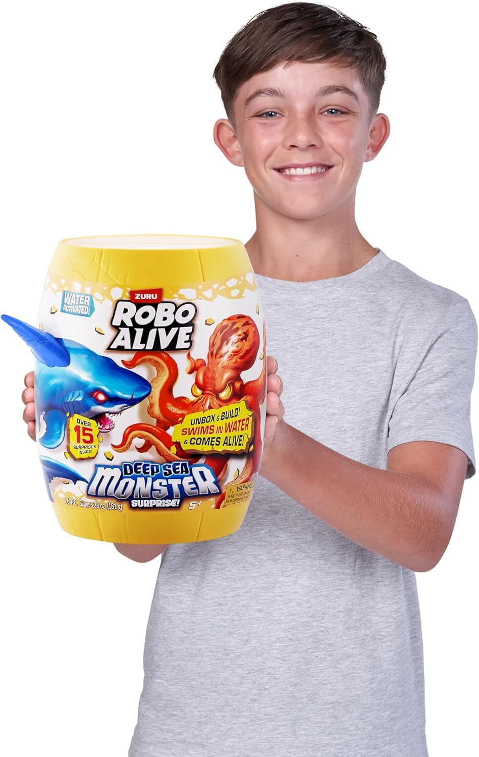 ZURU Robo Alive Deep Sea Monster Surprise Shark Figure