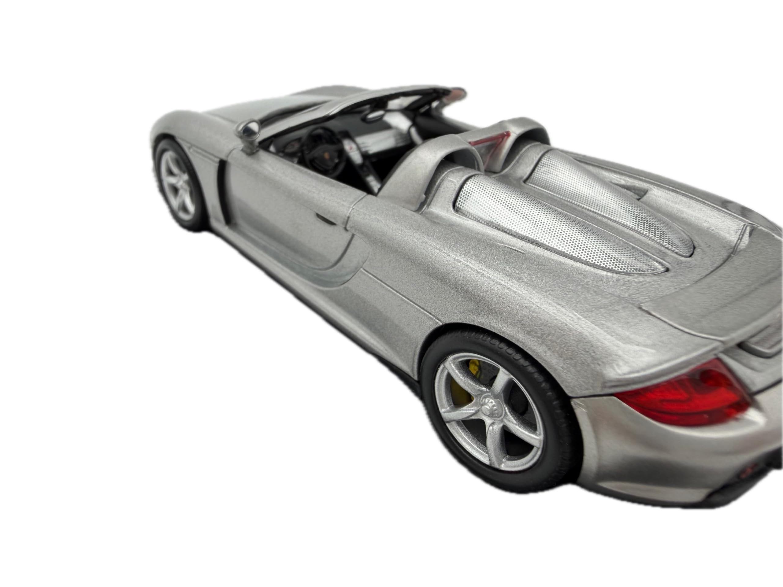 Porsche Carrera GT Modellauto 1:43, Silber - Detailgetreues Sammlermodell I GT Marketing I Miniatur Fahrzeug (Museum Edition)