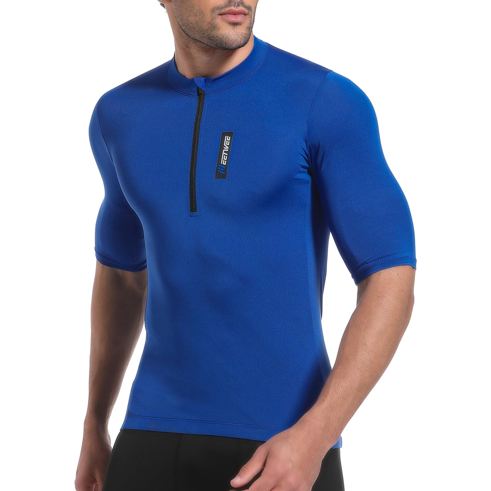 MEETWEE Magliette Ciclismo Uomo, Abbigliamento MTB Bike Asciugatura Rapida Maglia Ciclismo Maniche Corte/Lunghe Maglia Ciclismo