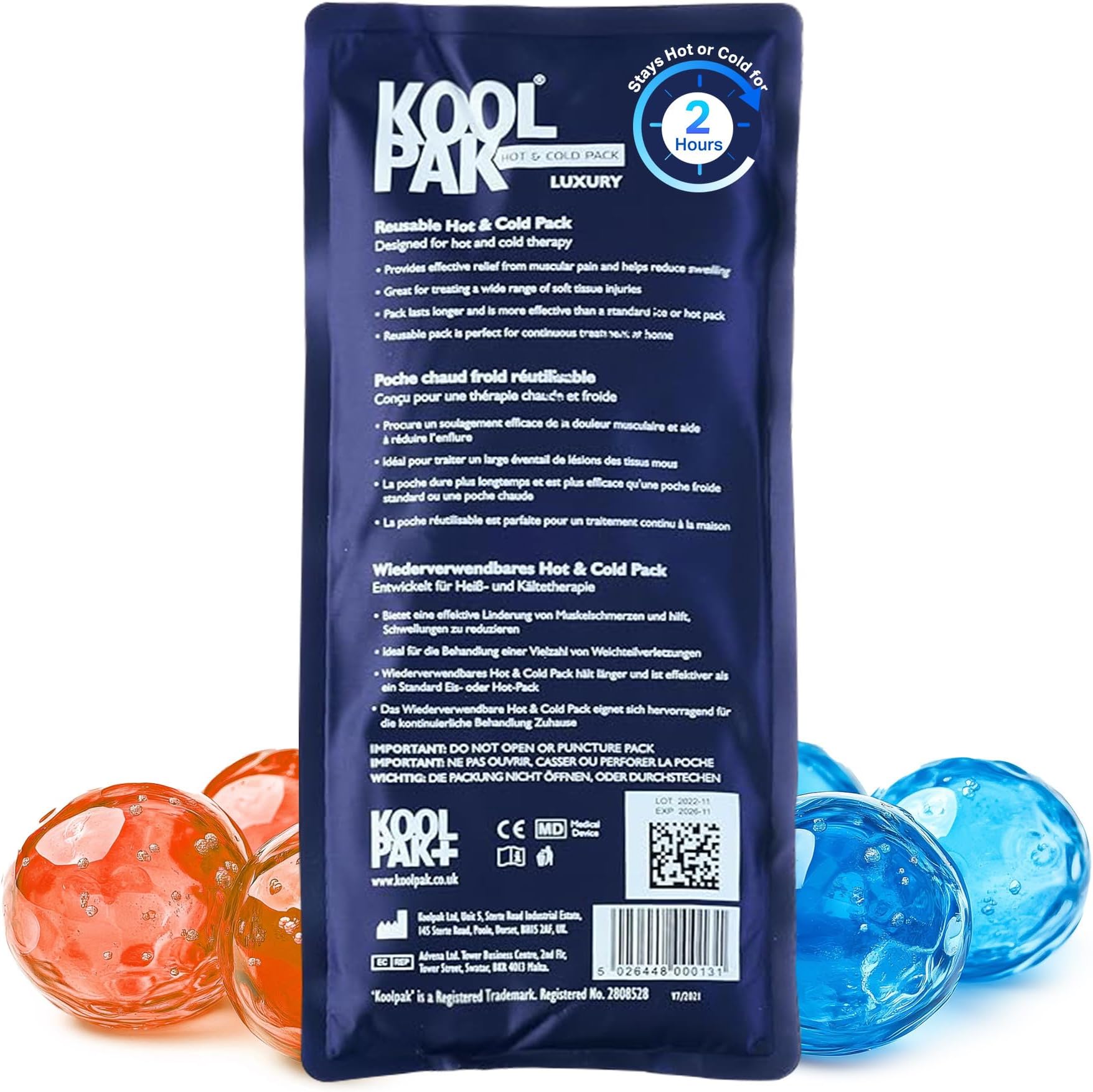 LUXURY HOT & COLD THERAPEUTIC PACK by KOOLPAK