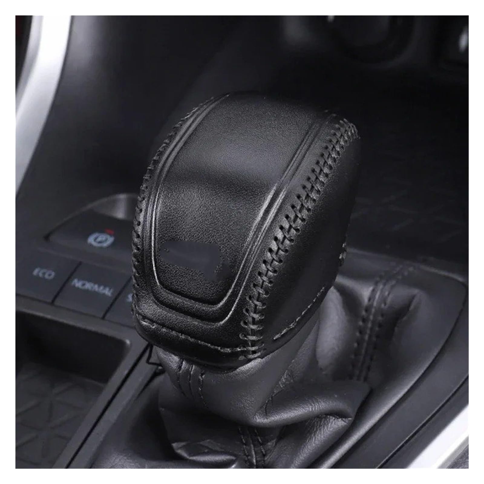DWTNMEX Gear Shift Knob for Toyota for RAV4 XA50 2020-2023 Car Gear Shift Head Collars Knob Cover Protection Accessories(Black)