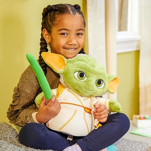 Miniatura 12 de Star War Master Yoda - Peluche de peluche, juguetes preescolares para niños y niñas de 3 años