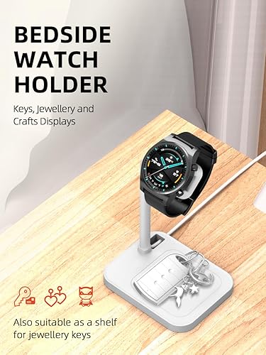 Miniatura 6 de Base de carga universal para reloj inteligente para AppleGoogleHuaweiGarminPixelDieselFossilFitbitSkagenMichaelSamsung Galaxy Watch Soporte de