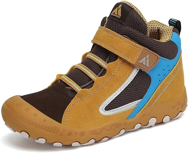 Mishansha Kids Hiking Boots Toddler Girls Boys Hiking Shoes Water-Resistant Anti-Collision Non-Slip Athletic Outdoor Trekking Boots - 1