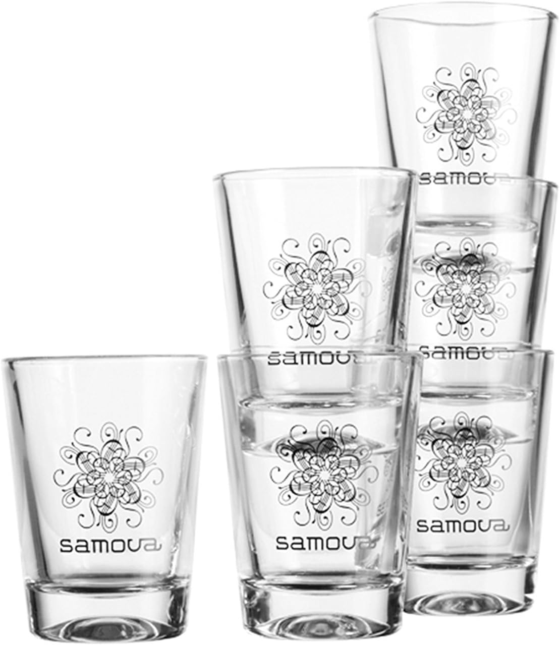 Samova 124 Tea Glasses 0.1 L 6-Piece Set