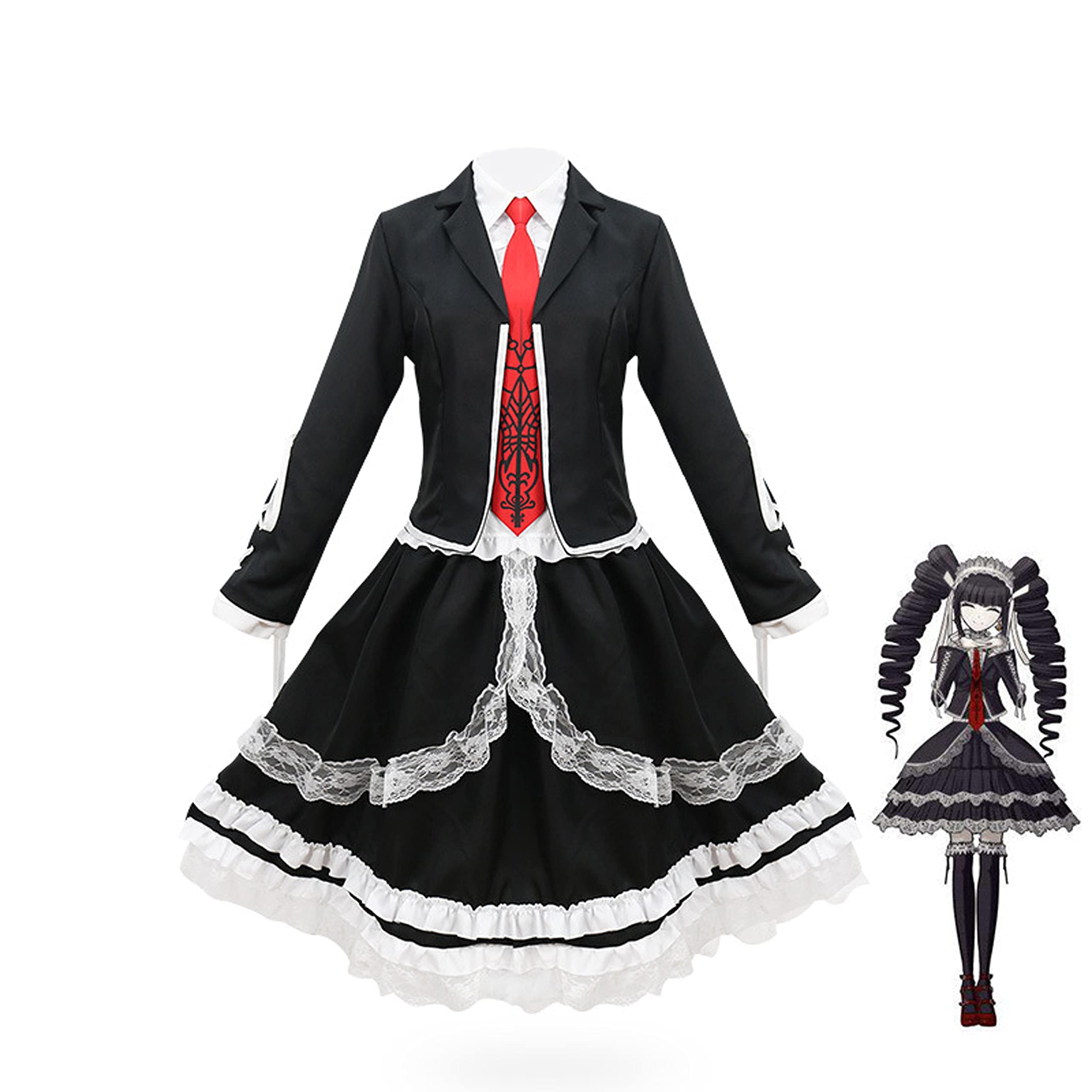 Anime Cosplay Costume Poliestere Uniforme Per Feste Di Halloween E Carnevale Di Natale