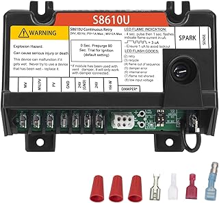 S8610U Furnace Control Board Module Compatible with Honeywell S8610U3009 S8610U1003 Intermittent Pilot Control Universal Ignition Module Universal Ignition Module