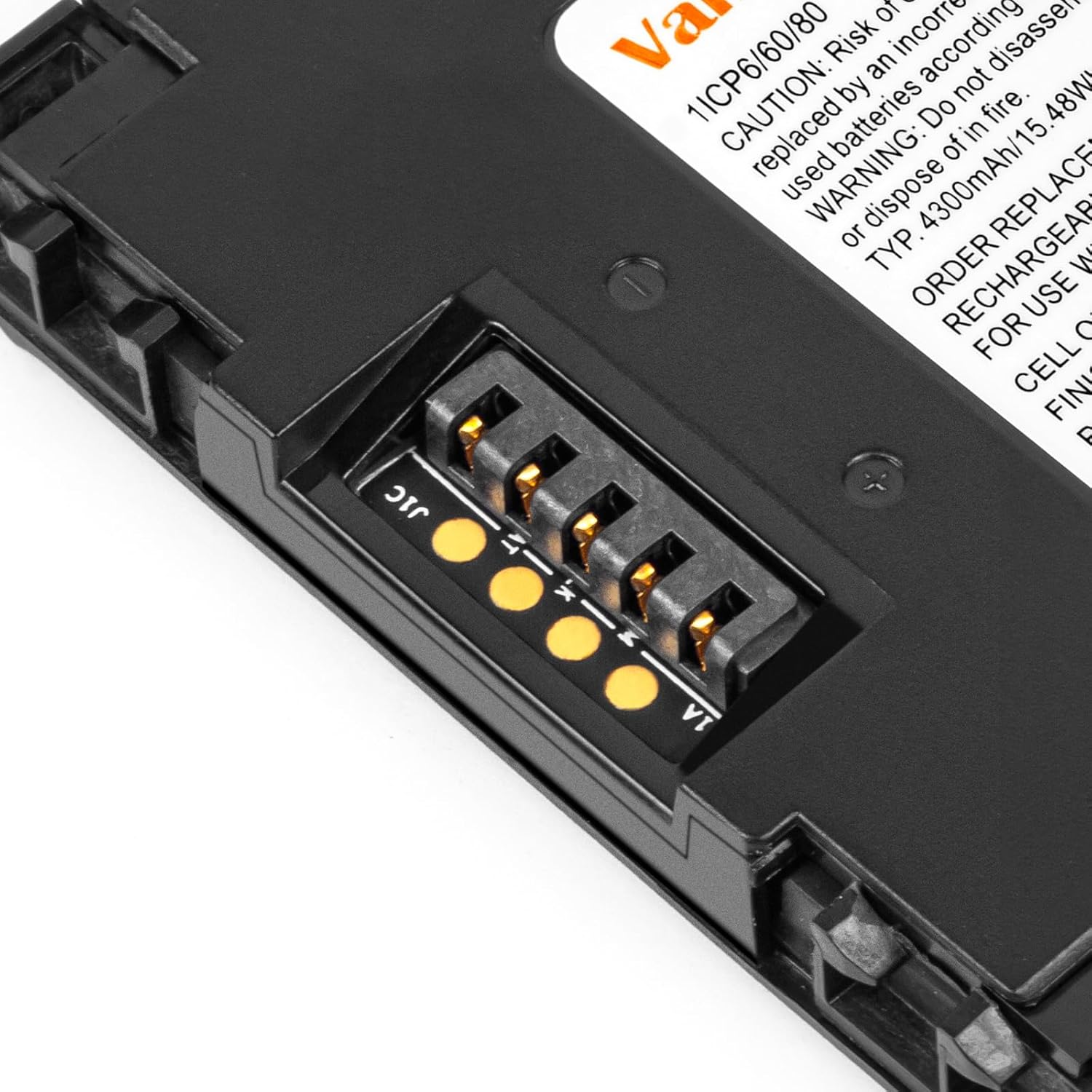 4300mAh Battery Compatible with Zebra TC51 TC52 TC56 TC57 TC510K Scanner - Replacement for BT-000314 BT-000314A BTRY-TC51-44MA1-01
