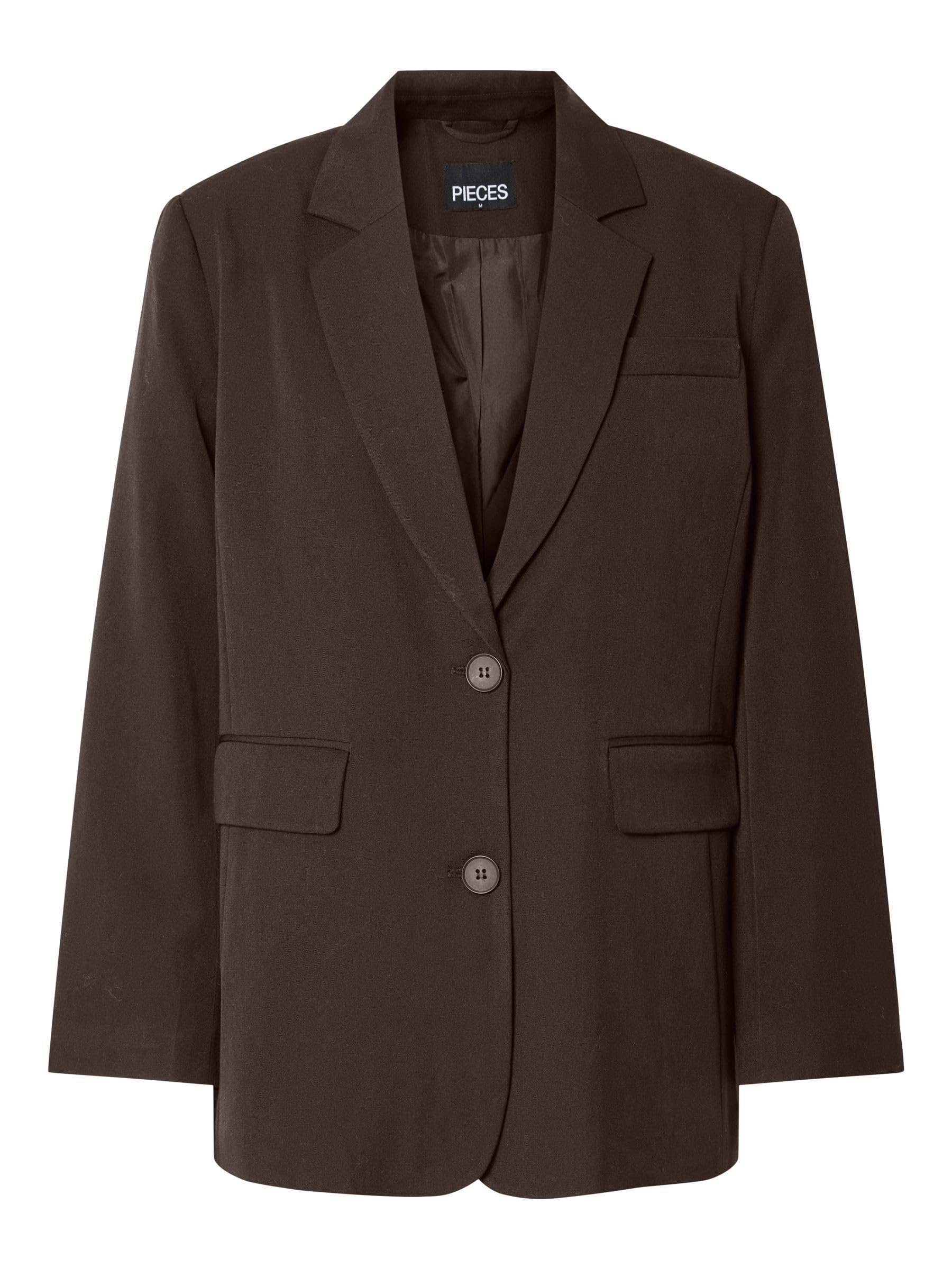 PIECES Womens Pckamil Ls Loose Blazer Noos Bc, Hot Fudge, XXL UK