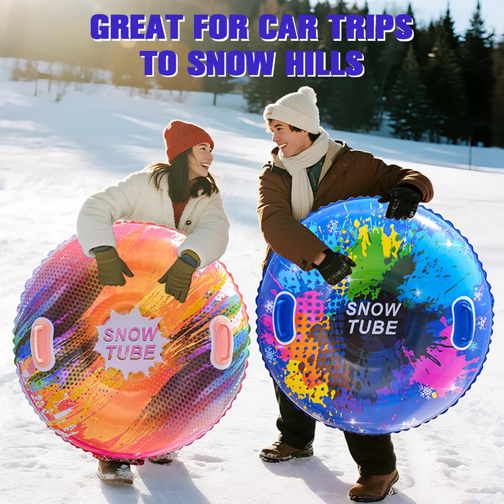 Donut Snowrohr Trineo inflable Juguetes de nieve para adultos Actividad al aire libre