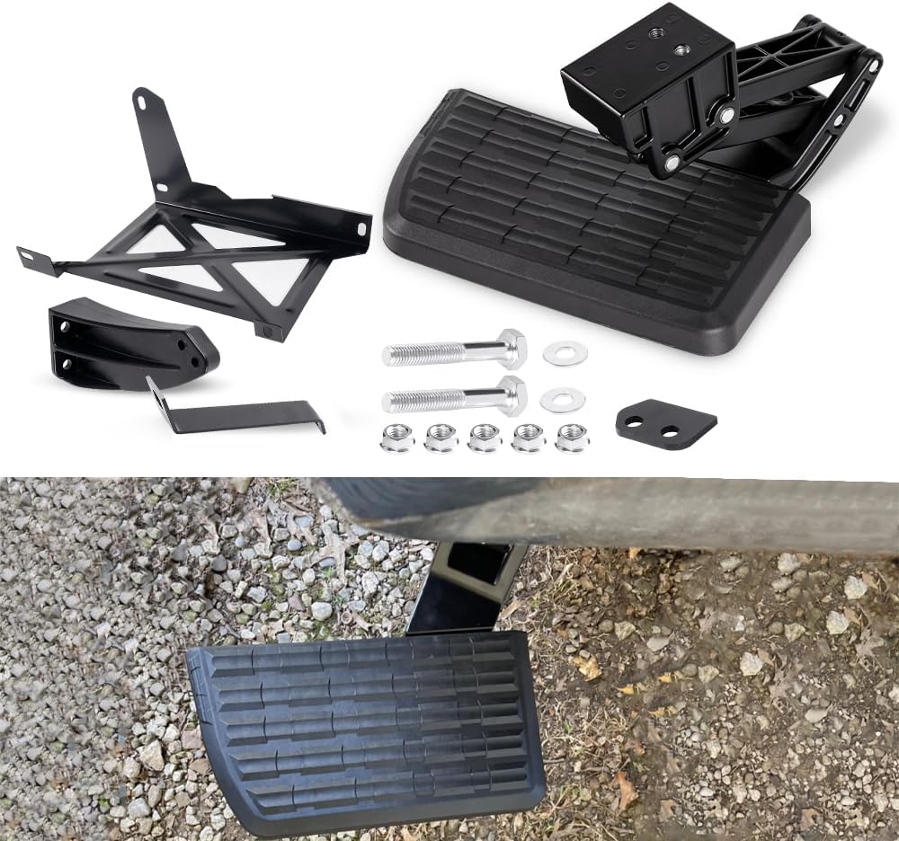 Rear Bed Step Retractable Bed Step Bumper Step for 2014-2021 Toyota Tundra Accessories,Replaces PT392-34140 75316-01A(2014-2021 Tundra)