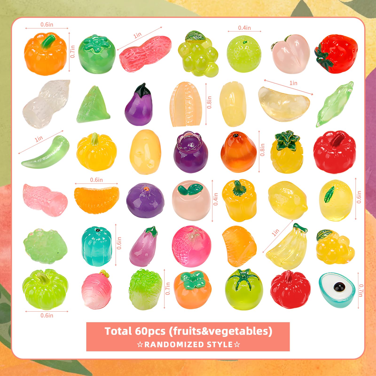 6 Mini Paintings - Fruit set | Schilder op nummers – Schilder Op Nummers