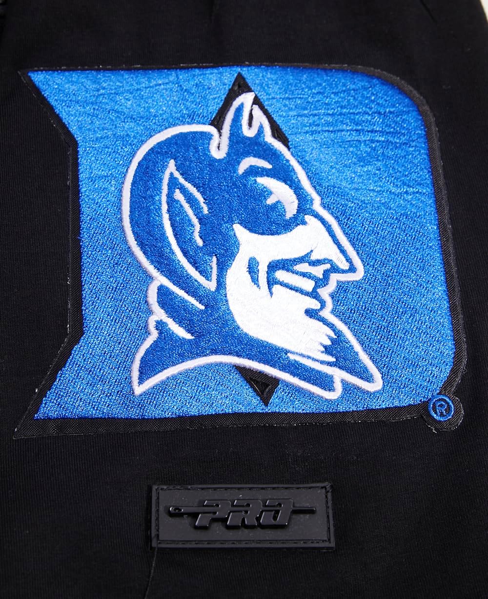 Pro Standard Mens Duke University Classic Chenille Short Sleeve Tee Black M - Image 7