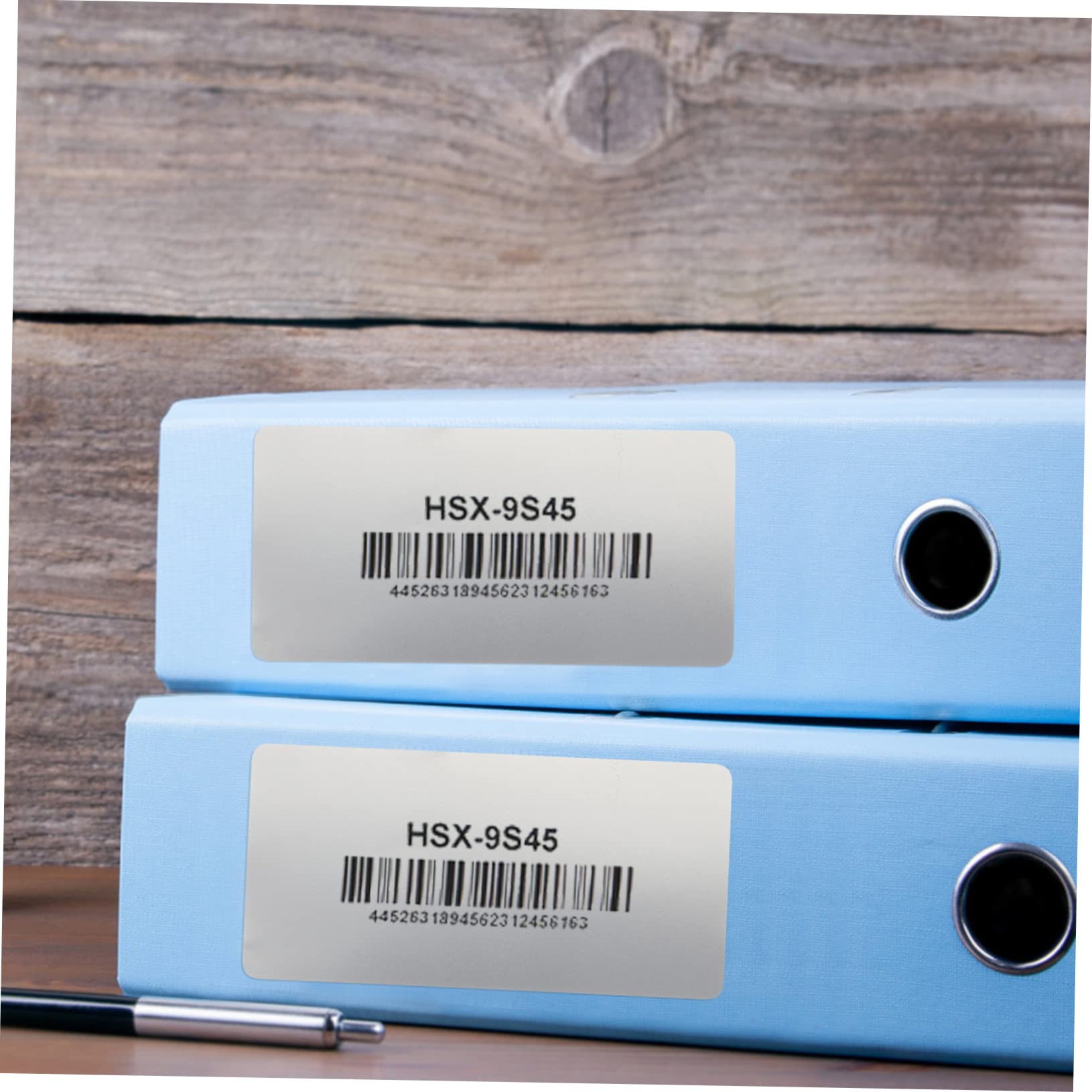 TEHAUX Etichette Adesive Argentate Opache 1000 Pezzi Rotolo Design Leggero Resistenti ai Graffi per Spedizioni e Etichette per Uso Ufficio