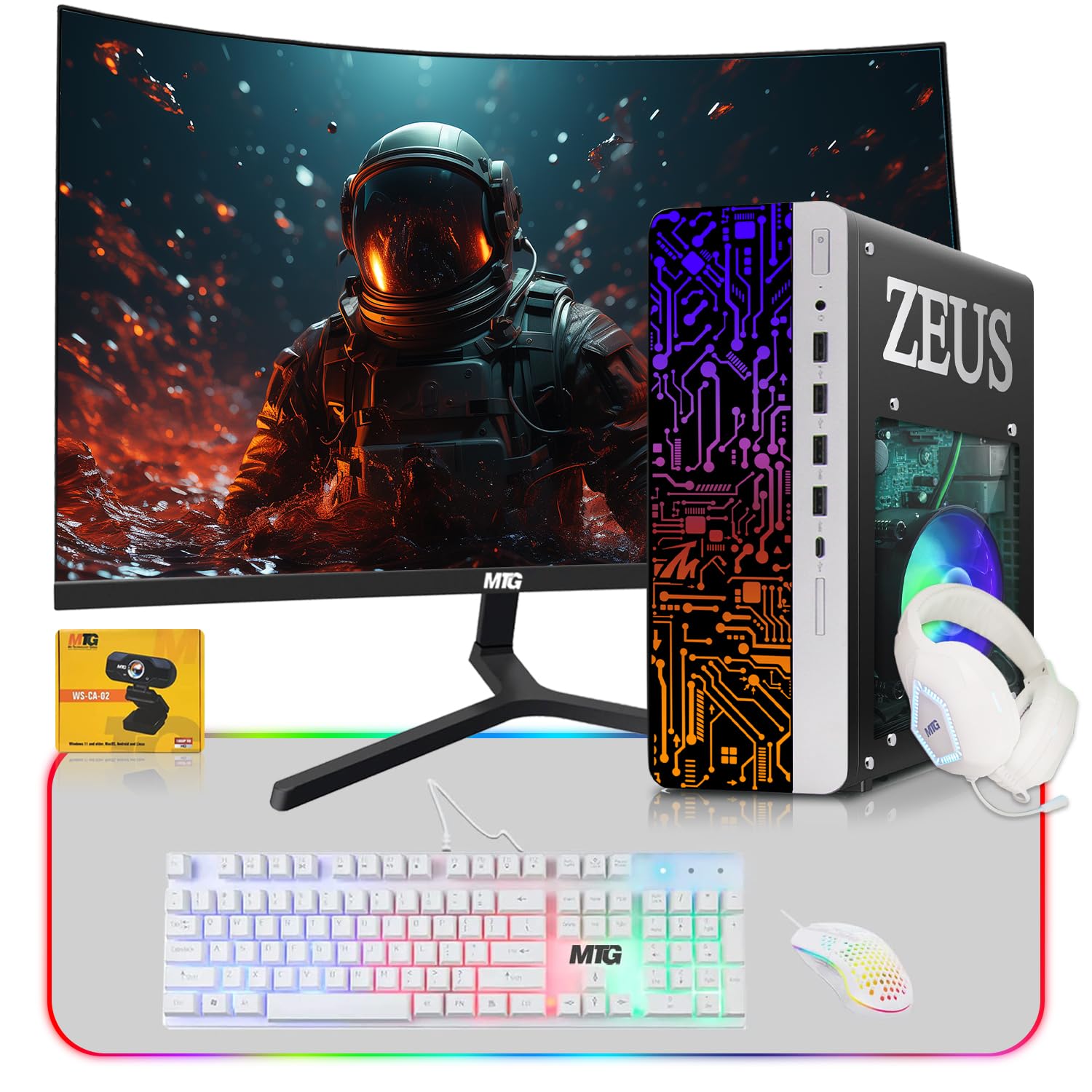 Amazon.com: TechMagnet Zeus Pro 9 Gaming Desktop PC, Intel i7, GT