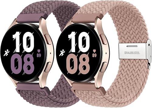 Miniatura 8 de Knossen Correas de reloj de 0.787 in compatibles con Samsung Galaxy Watch 6 5 4 1.575 in 1.732 in, Galaxy Watch 6 4 Classic, Galaxy Watch 5Pro,