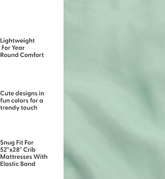 The Peanutshell 4-Pack Fitted Crib Sheet Set - Super Soft & Breathable Baby Girl or Boy Crib Sheets, Nursery Decor, Fit for Standard Mattress Cover- Elephant