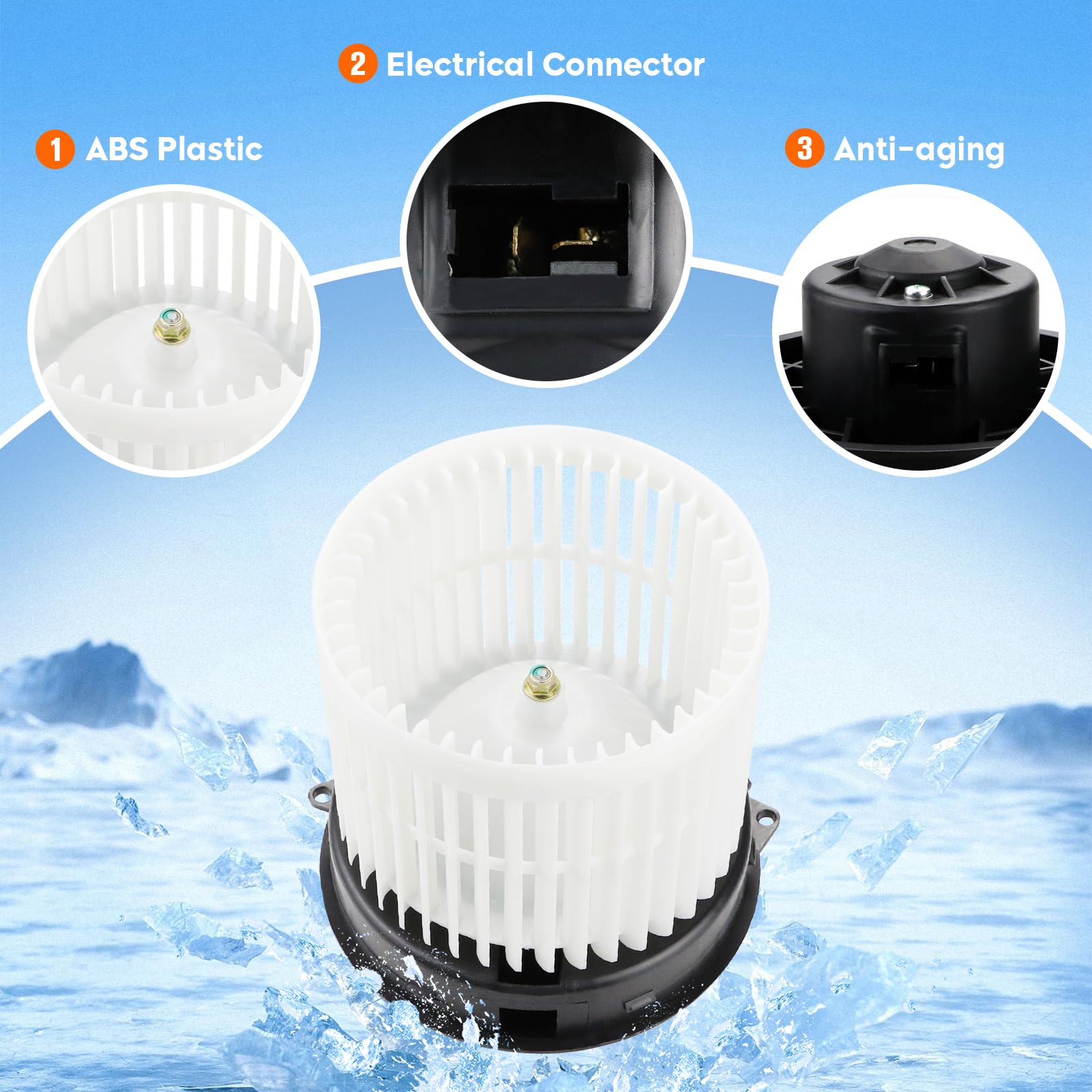 Glossy Heater Blower Fan Motor 5NFH-19805-AC for Nissan Navara Glossy Heater Blower Fan Motor 5NFH-19805-AC for Nissan Navara