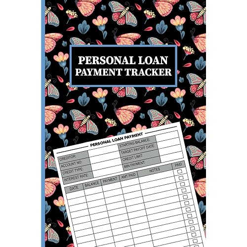 Personal Loan Payment Tracker: Debt Payoff Planner for Managing and Tracking Your Finances for Financial Success