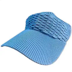 Visor Viseira Esportiva Feminina Aba Longa Corrida Praia Tenis Volei Piscina Proteção Solar Chapeu Ajustavel Rabo de Cavalo Acessorio Fitness Touca