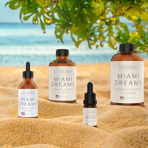 Miniatura 6 de Levona Scent Aceites esenciales para difusores para el hogar Miami Dreams Hotel & Home Luxury Scents - Aceite aromático con notas de aceite de