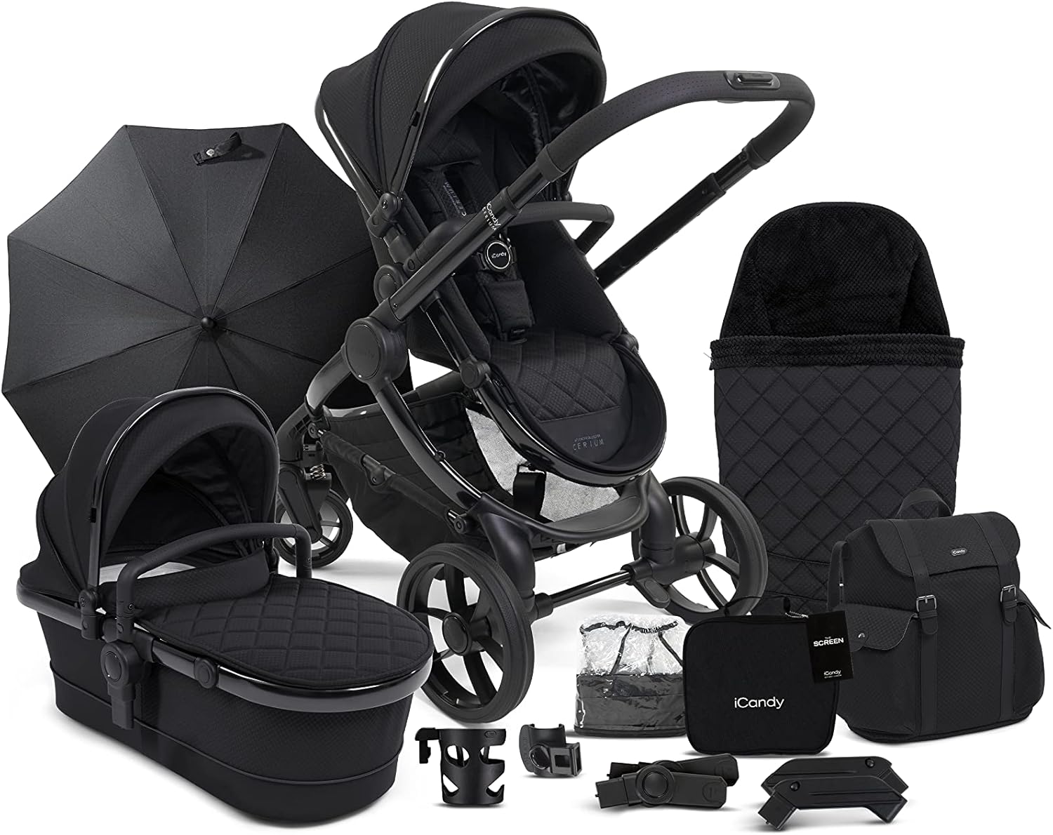 iCandy Peach Cerium 7 Designer Collection Complete Pram and Pushchair