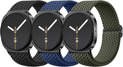 WJK Compatible with Samsung Galaxy Watch 8 Bands 44mm 40mm Classic 46mm for Men,
